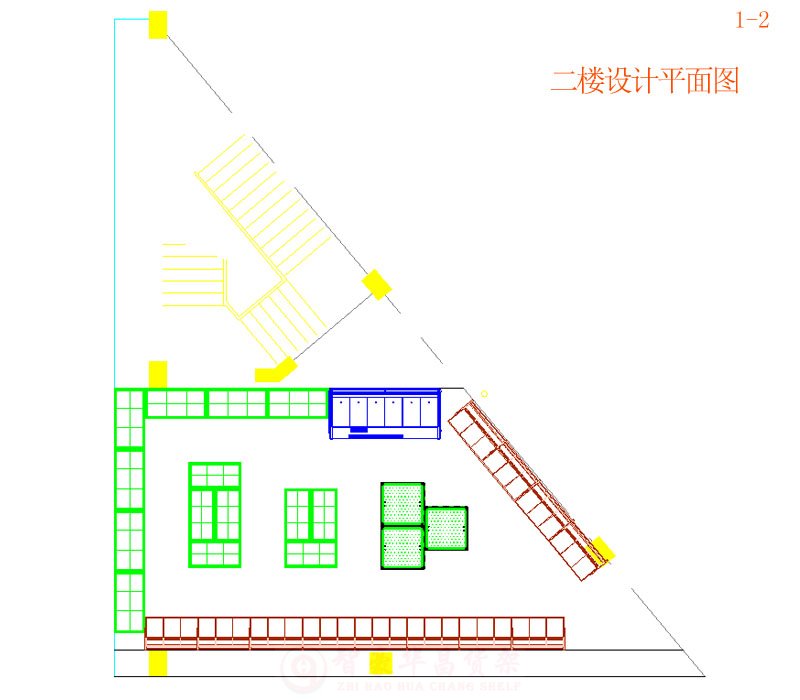 三角面超市平面設計圖